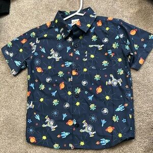 Boys Buzz Lightyear button up Tshirt 5T